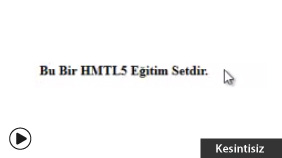 HTML de br Etiketinin Kullanımı