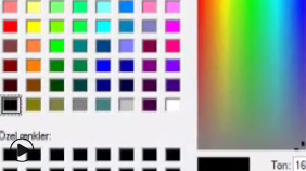 HTML de color ( Renk Paleti ) Kullanımı