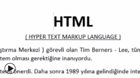 Html in Tarihçesi