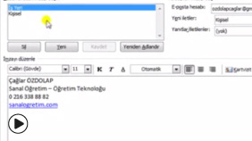 E-Postalara Otomatik İmza Nasıl Eklenir?
