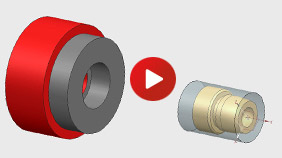 Extrude Komutu ile Bağlantı Aparatı Ayna Oluşturma