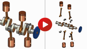 SolidWorks ile Krank Mili Animasyonu Oluşturma