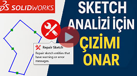 Sketch Analizi İçin Çizimi Onar Komutu