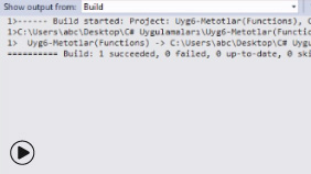 Metotlar(Functions) İle Lokanta Menüsü Programı