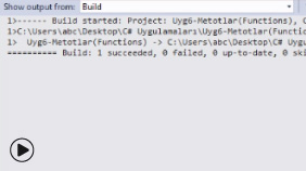 Metotlar(Functions) İle Lokanta Menüsü Programı