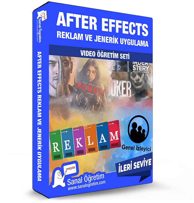 After Effects Reklam ve Jenerik Uygulama Seti