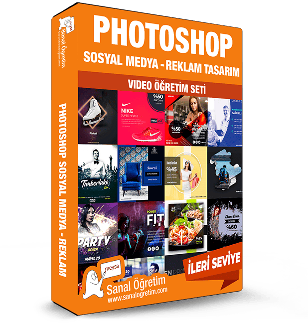Photoshop Sosyal Medya ve Reklam Tasarım Seti