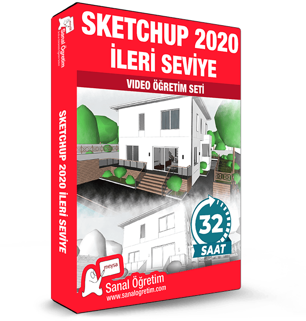 Sketchup 2020 İleri Seviye Eğitim Seti