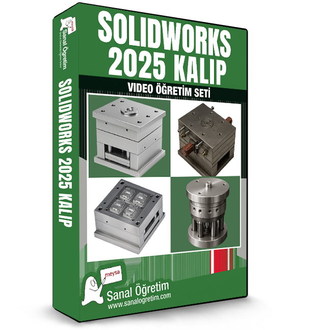 SolidWorks 2025 Kalıp Plastik Enjeksiyon