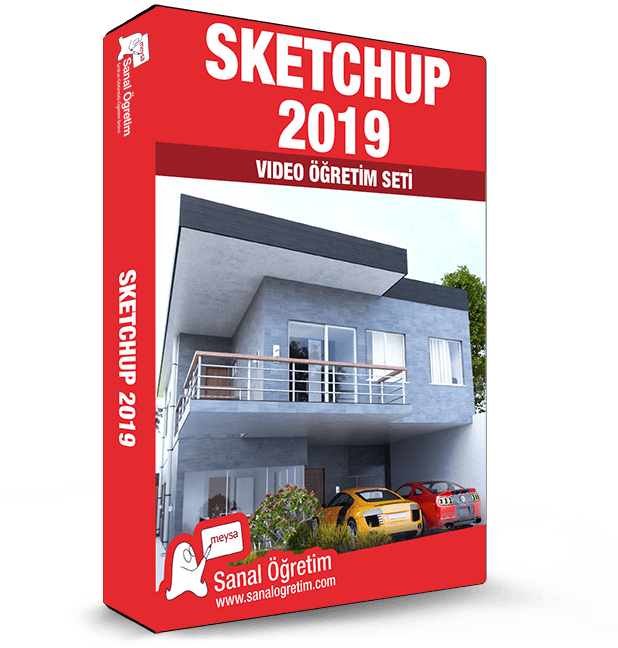 SketchUp 2019 Öğrenme Seti ve Uygulama Seti